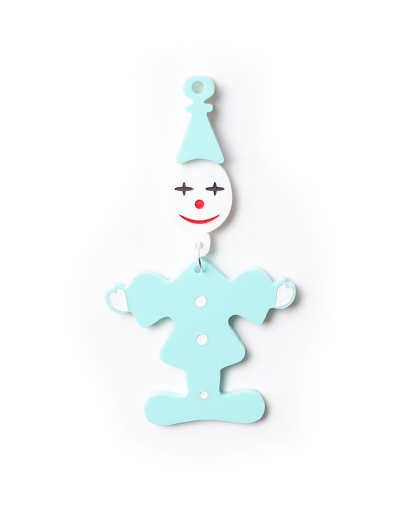 80's Retro Clown Brooch - Mint