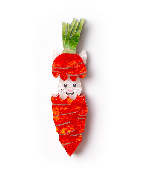 Cheeky Rabbit Brooch