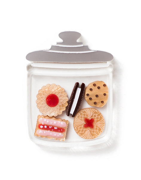 Biscuit Jar Cookie Jar Acrylic Biscuit Jar Brooch