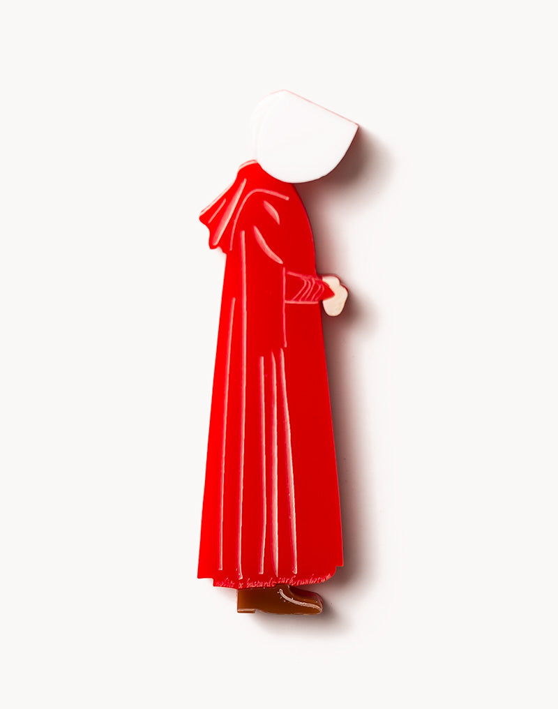 Acrylic Handmaid Brooch