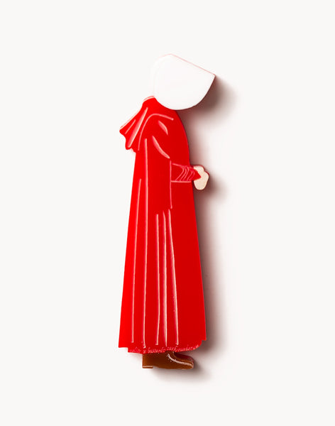 Acrylic Handmaid Brooch