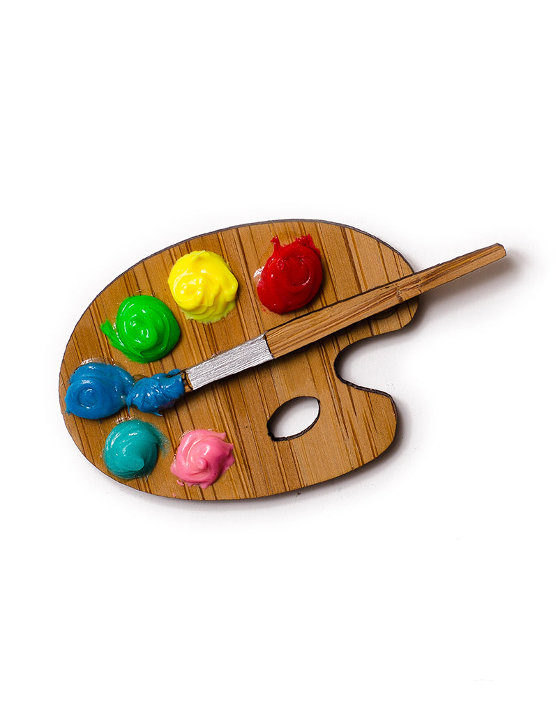 Paint Palette Brooch