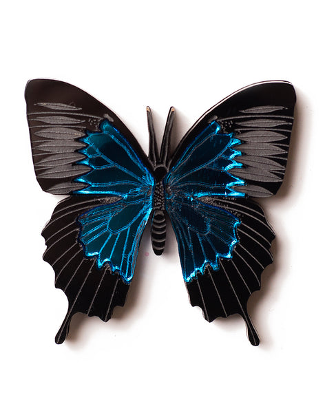 Acrylic Ulysses Butterfly Brooch
