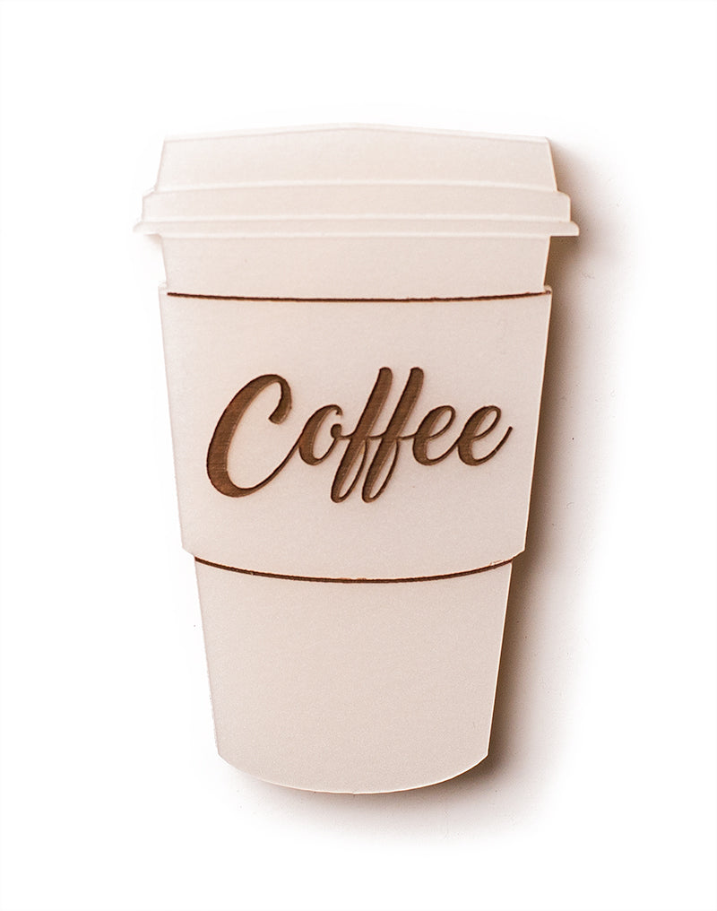 Coffee Cup Brooch