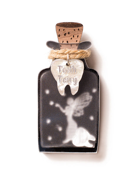 Fairy Jar Brooch - Tooth Fairy