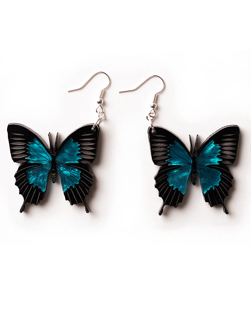 Acrylic Ulysses Butterfly Earrings