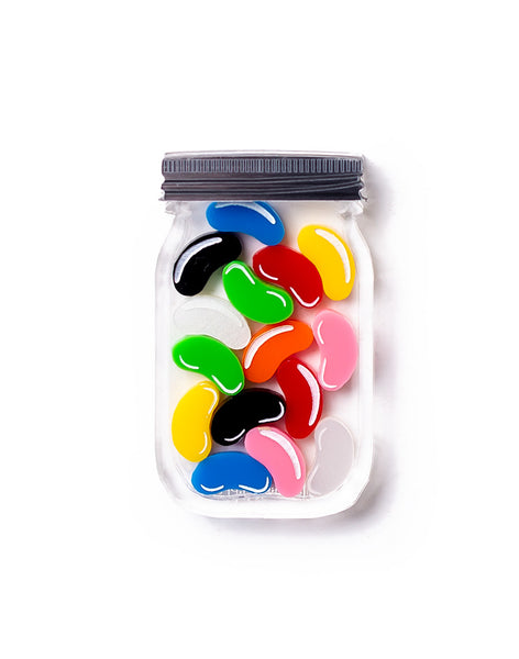 Acrylic Jelly Bean Jar Brooch