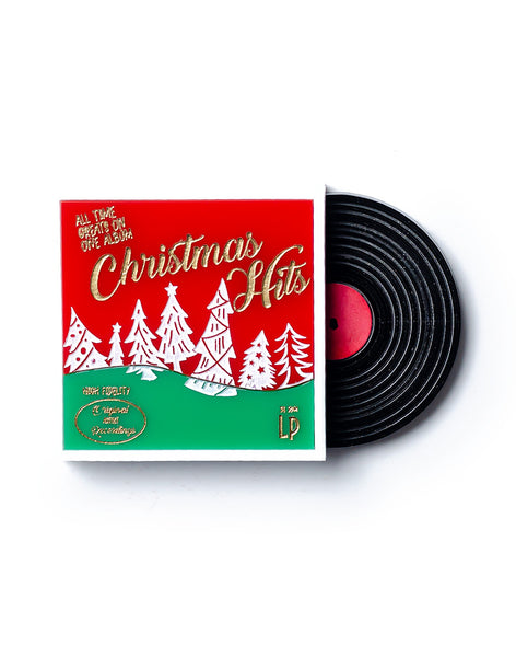 Acrylic Christmas Hit Interactive Brooch